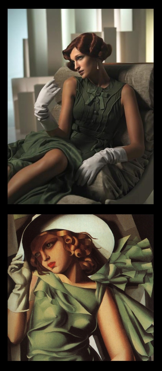 Jeune fille en vert - Tamara de Lempicka
